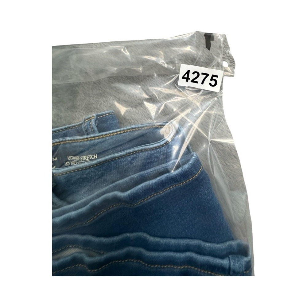 Cat & Jack Denim Skirt Girls M (7/8) Blue Button Front Ultimate Stretch Mini - Picture 7 of 7